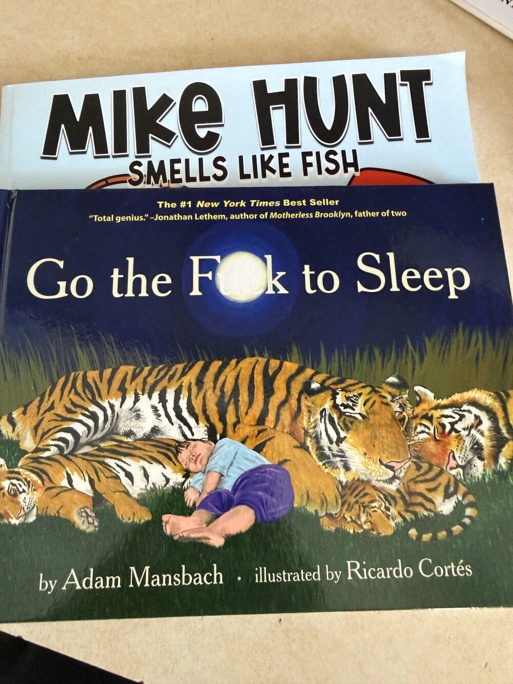Lot of 10  Cancelled Children's Books for Adults Go the f*ck to sleep